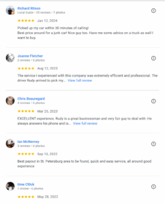 Fast cash for cars St Pete Fl Pinellas Count